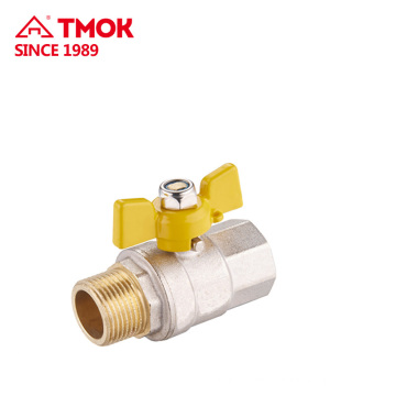 CE certification Female*Male thread Gas valve dn15 for bbq
